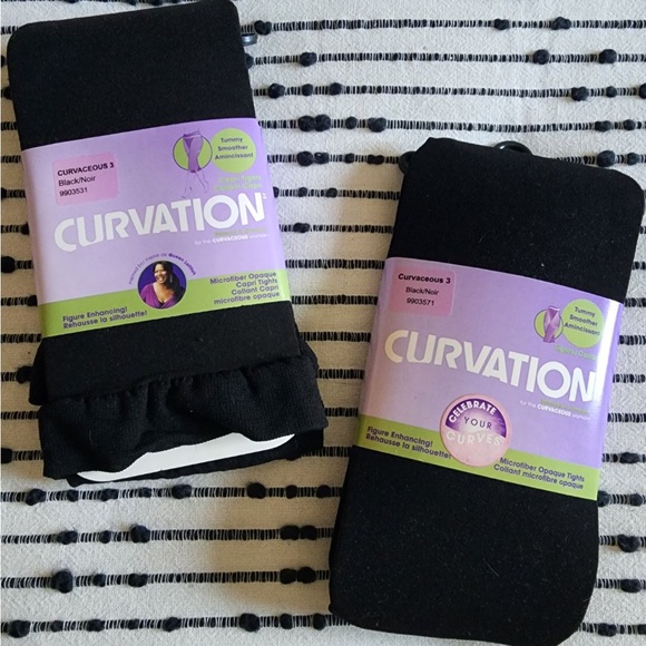 Curvation Tights - 2 pair - Picture 1 of 2